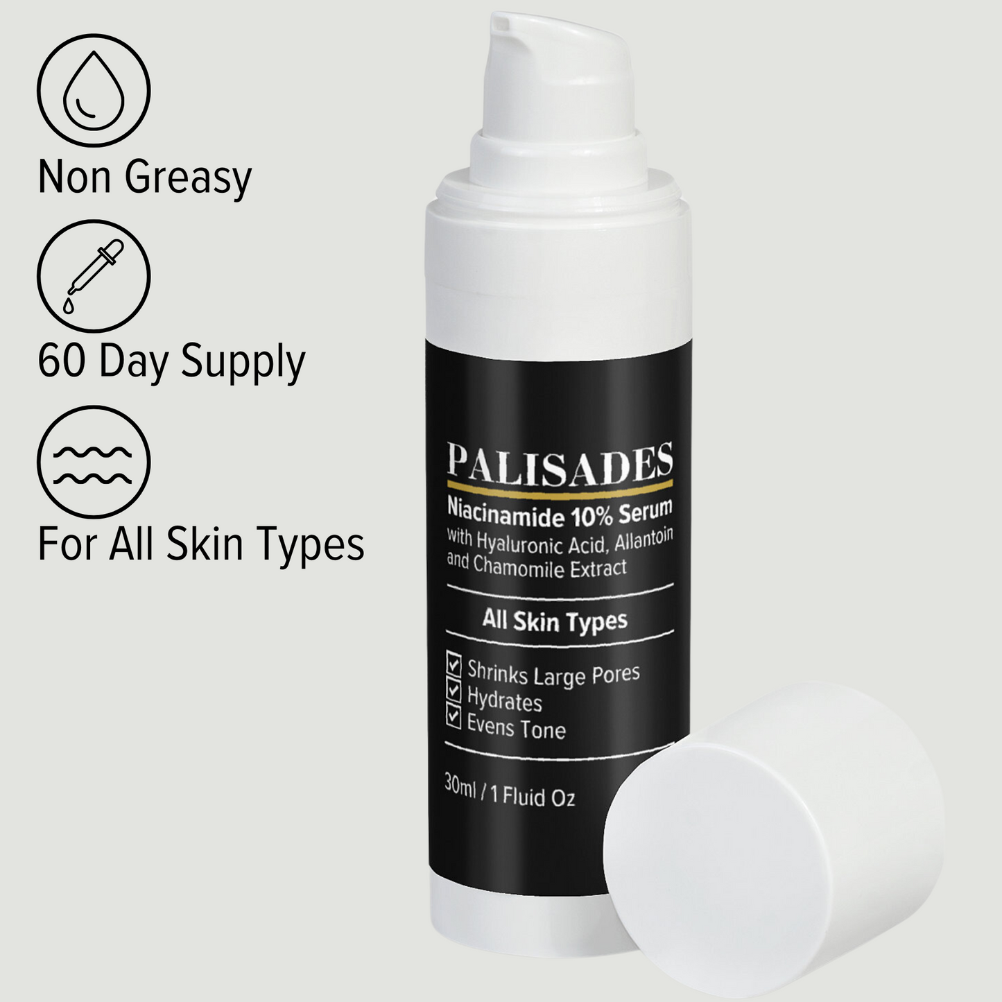 Niacinamide 10% Serum with Hyaluronic Acid